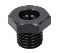 Adaptador de husillo para cabezal de torno de madera, adaptador de inserción para plato frontal de acero con conversión de rosca de 3/4 in x 16 TPI a 1 in x 8 TPI para accesorios d