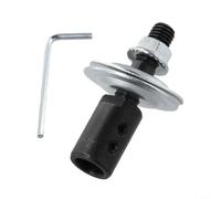 Adaptador de husillo para rosca M10 para moler, amoladora de motor de eje de pulido, acero de alta calidad, acabado anodizado de 68 mm, ajuste a mano izquierda y derecha (derecha-12 mm)