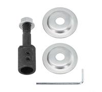 Adaptador de husillo para taladro eléctrico a rueda de molienda de conversión de 5 mm a 16 mm, kit de accesorios de herramientas de corte de metal, plateado (14 mm)