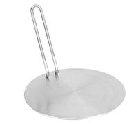 Adaptador de inducción, 22 cm Difusor de calor Disco Adaptador Placa de difusión de calor de acero inoxidable Convertidor de gas de cocina de inducción para gas (22 cm)