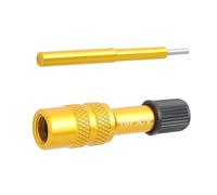 Adaptador de inflador de bicicleta, extensor de válvula portátil, boquilla convertidora para bicicleta de carretera, ciudad y bicicletas de latón, adaptador de bomba para neumáticos de bicicleta de