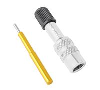 Adaptador de inflador de bicicleta, portátil, extensor de válvula para bicicleta de carretera, ciudad y Brass Bikes Pump Adapter for Mountain Bikes Tires, Air Pump Valve Accessory