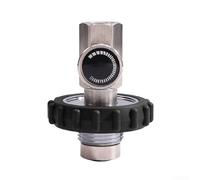 Adaptador de inflador de buceo, G5/8 a 1/4 NPT para buceo con filtro de calabaza pequeño, adaptador de alta presión para equipos de buceo (negro)