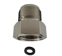 Adaptador de inodoro de cobre / 2 pulgadas para TOTO para Washlet C5 SW583 S350E SW3036, fugas para kit de conector de latón de montaje de bidé, para acoplador de fontanería de fácil instalación (1)