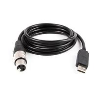 Adaptador de Interfaz Cable Controlador USB Iluminación Escenario Luz Discoteca DJ 512 Luces Fiesta Beam Freestyler Cable(16ft)