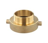 Adaptador de interfaz de boca de incendios de latón de 2-1/2 pulgadas NST NH hembra a macho NPT de 2 pulgadas para un flujo de agua fiable en situaciones críticas