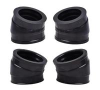 Adaptador de Interfaz de Entrada de Aire de carburador, Pegamento para Juntas Compatible con CB750C CB750F Super Esporte CB750K Quatro 1979-82 CB 750(4pc)