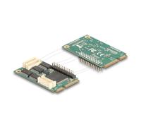 Adaptador de interfaz Delock 95279 Mini PCIe 4x RS-232 1x DB-25 con cables incluidos
