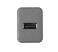 Adaptador de Interfaz USB AUX, para GMC, para Canyon 2015 2016 2017 2018 2019 2020, para Yukon 2010 2011 2012 2013 2014 Adaptador de Puerto USB Toma AUX 20986318 (Gris)