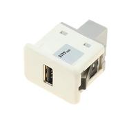 Adaptador de Interfaz USB AUX, para GMC, para Canyon 2015 2016 2017 2018 2019 2020, para Yukon 2010 2011 2012 2013 2014 Adaptador de Puerto USB Toma AUX 20986318 Gris (Blanco)