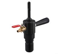 Adaptador de inyección de agua SDS Chuck para taladro de martillo eléctrico, broca de núcleo de acero de alto carbono, tratamiento electroforético de 1/2 pulgada para rosca BSP, negro tipo A para SDS