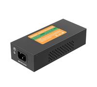 Adaptador de inyector PoE de 2.5 Gb de 90 W, cumple con IEEE 802.3bt/at/af, convierte la red no PoE a PoE, RJ45 de 100/1000/2500 Mbps, hasta 328 pies, Plug & Play (90 W)