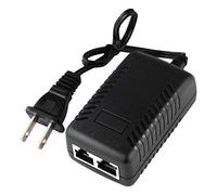 Adaptador de inyector POE de 48 V, 10/100 Mbps compatible con IEEE 802.3af, para la mayoría de teléfonos Cisco/Polycom/Aastra y más por SSC