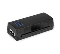 Adaptador de inyector PoE Gigabit activo Amcrest, compatible con IEEE 802.3 10BaseT e IEEE 802.3u 100BaseTx, hasta 100 metros; FSE801G