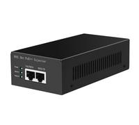 Adaptador de inyector POE90 Gigabit Ultra PoE++ de 90 W, compatible con IEEE 802.3 bt/802.3at/802.3af, fuente de alimentación Ultra de hasta 90 W, RJ-45 blindado de 10/100/1000 Mbps, Plug & Play