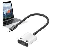 Adaptador de Juegos Tipo C, Conexión Estable de Alta Definición, Tipo C a Interfaz Multimedia de Alta Definición, para Salón, Dormitorio, Colegio Mayor, Hogar, Apartamento, Hombres, Adolescentes, Amig