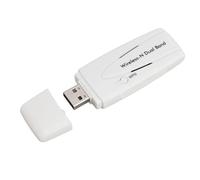 Adaptador de LAN Inalámbrico de 300Mbps, Adaptador USB2.0 2.4G 5.8G Dual Band Wireless N, Adaptador WiFi USB de Alta Velocidad para TV, Reproductor, Cine en Casa, para para