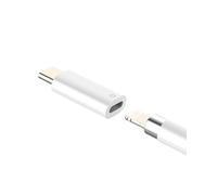 Adaptador de lápiz Apple para iPad Generación USB C macho a Lightning hembra 10º 1er cargador accesorios adaptador cable conector de carga puerto receptor Stylus iPencil primera iluminación