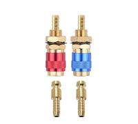 Adaptador de latón de corte rápido de 2 piezas M 6/8/10 tamaño TIG para soldadora TIG conector de soplete adaptador de refrigeración por agua para MIG TIG soldadora