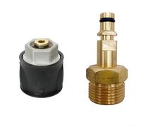 Adaptador de latón Quick Click M22 de 14 mm compatible con lavadoras a presión de la serie Karcher para una integración eficiente de manguera de alta presión