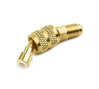Adaptador de latón R410a y conector de bomba de vacío de tanque R134a para mini split HVAC aire acondicionado kit de servicio de refrigeración con 1/4 pulgadas Sae a 5/16 pulgadas más rosca Acme