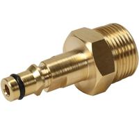 Adaptador de lavadora de alta presión, adaptador de manguera de conexión rápida, latón M22 para pistola de lavado de manguera, accesorios de manguera de herramienta (M22 conector de manguera de 14 mm)