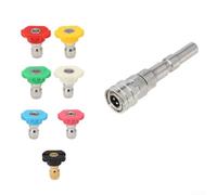 Adaptador de lavadora de alta presión de 14 pulgadas, diseño de acero inoxidable para conexión rápida a Nilfisk