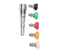 Adaptador de lavadora de alta presión M22 a 1/4 pulgadas de conexión rápida para Nilfisk Kew para Bosch Acoplamiento de manguera de acero inoxidable Limpieza eléctrica