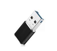 Adaptador de lector de tarjetas de memoria mini USB 30 de aluminio B13C para tarjetas Micro-SD/TF, PC