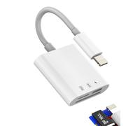 Adaptador de Lector de Tarjetas SD Lightning Lector de Tarjetas Micro SD para Apple MFI Certified Cámara Digital Conector para iPhone 14 13 Pro teléfono móvil para iPad TF Tarjeta de Memoria