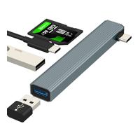 Adaptador de lector de tarjetas SD USB C OTG 3.0 Micro SD para iPhone 17 16 15Pro Max para iPad para Apple compatible con Samsung Galaxy S26 Ultra tipo C convertidor de cámara digital Android cable