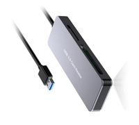 Adaptador de lector de tarjetas USB 3.0 5 en 1 para MS M2s CFXD SDTF múltiples tipos de tarjetas portátil