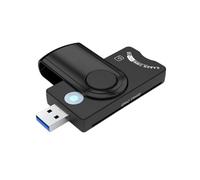 Adaptador de lector de tarjetas USB 3.0 que lee SDTF SIMsID IC para uso en viajes, lector multifunción