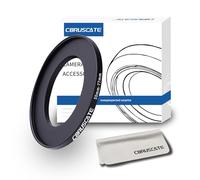 Adaptador de lente de cámara de 55 mm a 77 mm, cambia el filtro o tamaño de la lente de 55 mm a 77 mm. Compatible con todos los accesorios de filtro de rosca de 77 mm + 1 paño de limpieza de lentes.