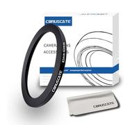 Adaptador de lente de cámara de 62 mm a 82 mm, cambia el filtro o tamaño de la lente de 62 mm a 82 mm. Compatible con todos los accesorios de filtro de rosca de 82 mm + 1 paño de limpieza de lentes.