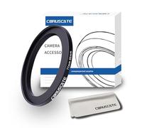 Adaptador de lente de cámara de 77 mm a 86 mm, cambia el filtro o tamaño de la lente de 77 mm a 86 mm. Compatible con todos los accesorios de filtro de rosca de 77 mm + 1 paño de limpieza de lentes.