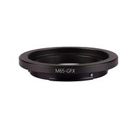 Adaptador de lente de cámara M65-GFX de ajuste preciso de metal para anillos de lente de cámara GFX100S/50S2/50R, adaptador de construcción totalmente metálico