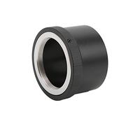 Adaptador de Lente T2 a Fuji FX de Aluminio, Montura T2-FX para cámaras Serie X, Compatible con Lentes manuales, Ajuste preciso, Negro