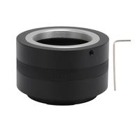 Adaptador de Lente T2 R Aleación de Aluminio Control Totalmente Manual Telescopios Microscopios Equipo de Fuelle