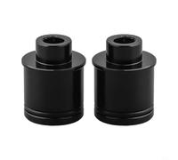 Adaptador de liberación rápida de eje pasante de 12/15 mm a 9 mm, compatible con bujes Hope, construcción ligera y de aluminio (2 piezas de 15 a 9 mm)