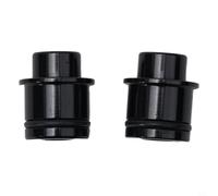 Adaptador de liberación rápida de eje pasante de 12/15 mm a 9 mm, compatible con bujes Hope, construcción ligera y de aluminio (2 piezas de 12 a 9 mm)
