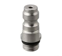 Adaptador de liberación rápida de rosca macho M8 x 1 8 mm Acoplamiento de aerógrafo de acero inoxidable para herramienta de pulverización Conector de manguera de alta presión 4000 PSI