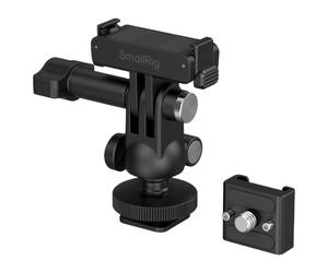 Adaptador de liberación rápida SmallRig 6396 con cold shoe mount y mini cabezal de bola para DJI Osmo Action 6 / Nano