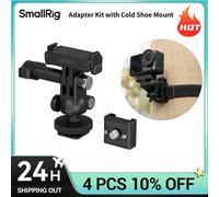 SmallRig Soporte adaptador QR 6396 con montura de zapata fría y rótula mini para DJI Osmo Action 6 / Nano