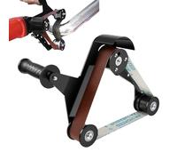 Adaptador de lijadora de banda, amoladora de acero inoxidable para madera y tubos Herramienta de lijado pulido eliminación de óxido, t