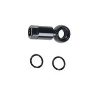 Adaptador de línea de freno de bicicleta anodizado, 5 líneas, conexión directa, conector de aleación de aluminio resistente a la intemperie, adaptador de freno resistente a la intemperie