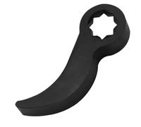 Adaptador de llave de llave de la barra Pry Cabeza del adaptador de la barra de cuervo de servicio pesado 1/2 Ratchets Herramienta de extracción de medio eje de acero de carbono para espacios apretad