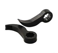 Adaptador de llave de palanca de 1/2 pulgada para extracción de medio eje, extensión de barra de palanca de trinquete para reparación de espacio reducido, 2 unidades