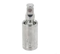 Adaptador de llave de tubo, barra de extensión de junta de 1/10.2 cm 3/20.3 cm 1/5.1 cm con cabezal giratorio de 360 grados, acero al cromo vanadio de alto par para mecánicos y entusiastas del