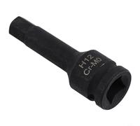 Adaptador de llave de vaso de 12,5 mm para taladro eléctrico y llave de aire, juego de brocas de cabeza hexagonal con tamaños de 4 a 19 mm, construcción de acero de aleación (H12)